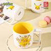 SHUNXIANG Pokémon Lizenzierte Pikachu Keramiktassen Milchbecher Niedlich Getränk Geschirr Kaffeetasse Geschenk Dessert Kawaii Trinkgefäße Küche