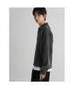 8SECONDS Garment Dyed Collared Neck Knit Ash