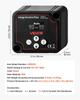 Dual Battery Isolator, 12V 140 Amp, Manual and Automatic VSR Voltage Sensitive Relay with LCD Screen, Smart Battery Isolator for Lithium & Lead-Acid