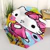 Hello Kitty,Spring Time Automatic Folding Umbrella-Simple 8-Rib Design, Bright Cartoon Pattern, Durable Iron Frame, Suitable For Travel, Out