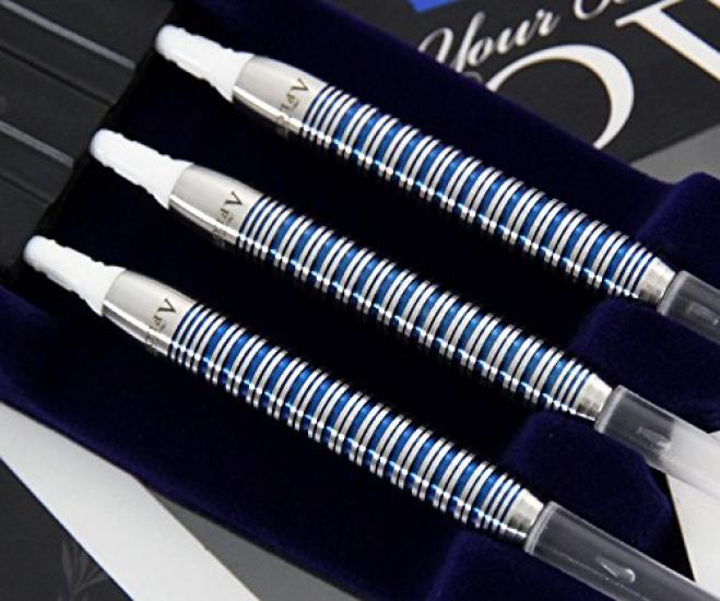 Dynasty A-FLOW SILVER LINE EARTH CERULEAN 2BA Soft Dart Barrel