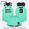 Basketball Jersey Set Men Women Teens Kids Team Training Match Custom Print Sportswear