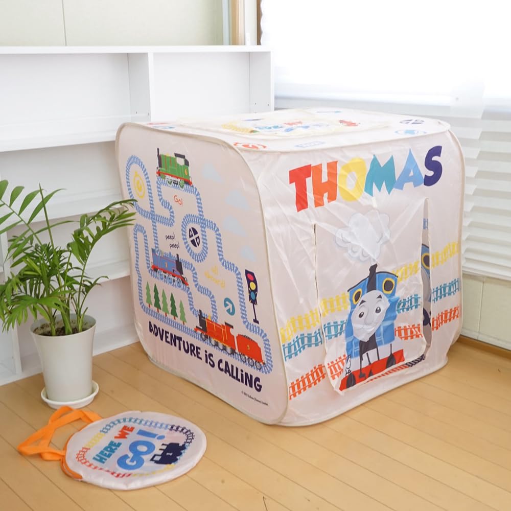 Hassy Top-in Thomas the Tank Engine, Thomas, Rebecca, James, Nia, Percy Cube Tent, Kids' Tent, Compact Storage
