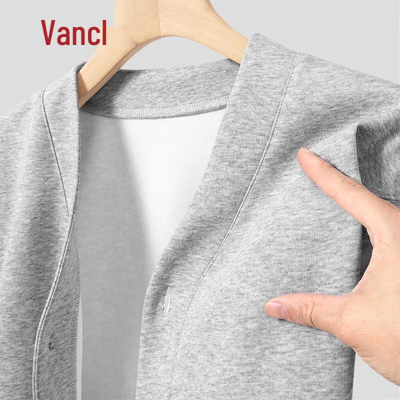 VANCL Men's Loose Fit V-Neck Cardigan Sweatshirt