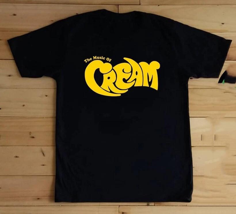 Кремовая Футболка The Music Of Cream Унисекс Хлопковая футболка Все Размеры CM162 Унисекс Футболка M