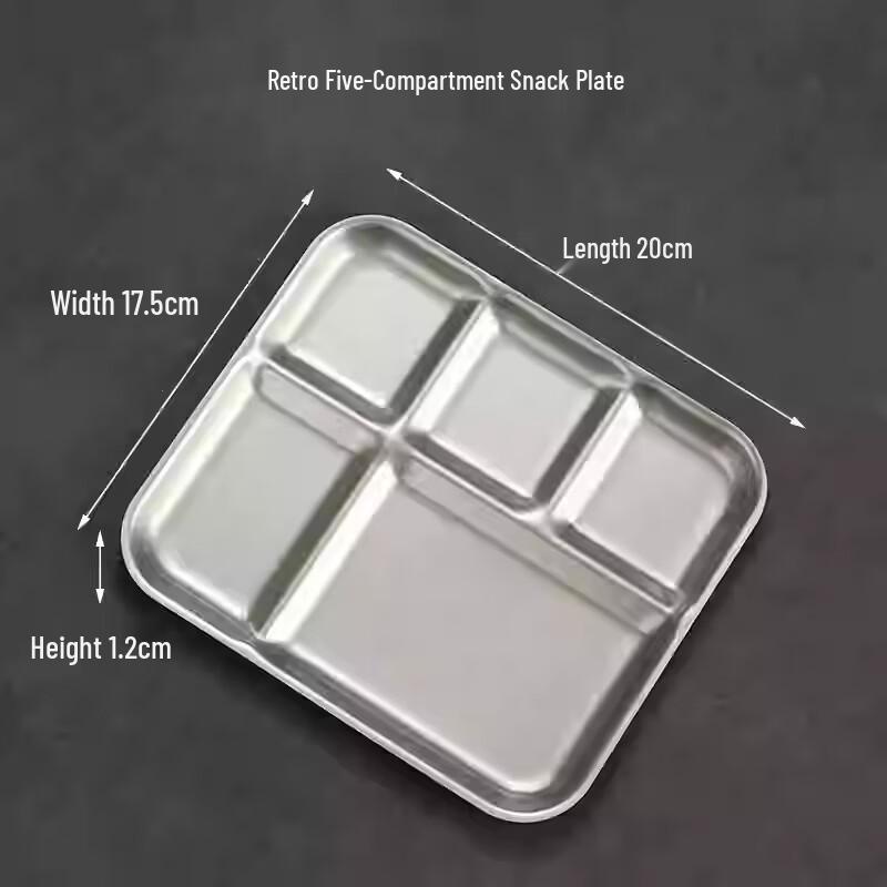 

Retro BBQ Platter with Integrated Sauce Dishes