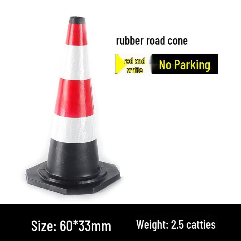 Brangdy Reflective Rubber Traffic Cone