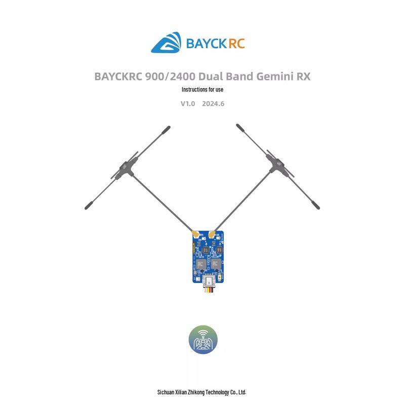 TYI Gemini Dual-Band FPV Receiver 2.4G/915