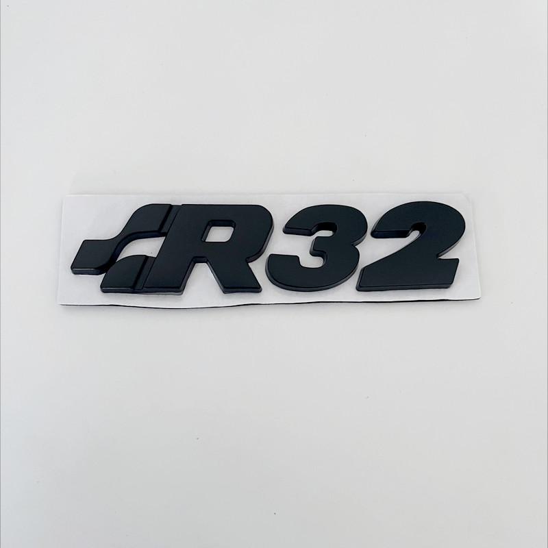 ASGBH1 3D Metall R32 R35 R36 Kofferraum Heck Emblem Abzeichen Aufkleber Für VW SR32 SR35 SR36 Volkswagen Golf MK4 Passat Tiguan