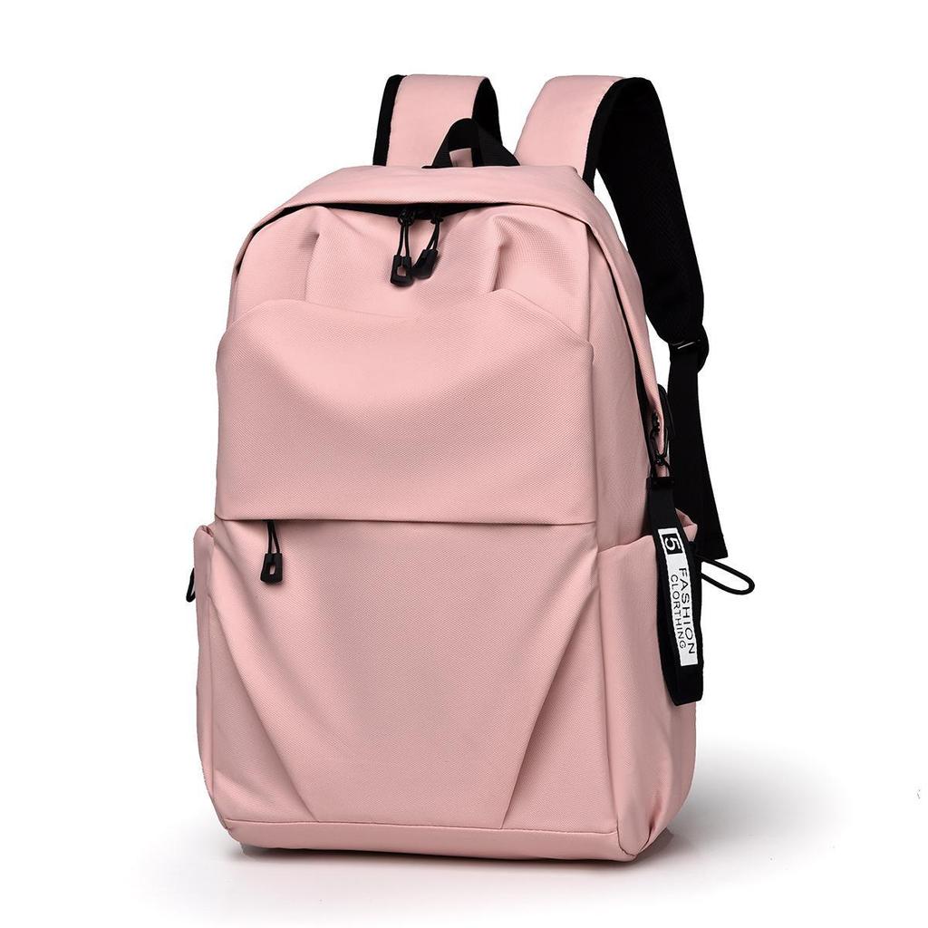 Men's Large Capacity Solid Color Backpack: Ideal for Business Travel, School, and College.