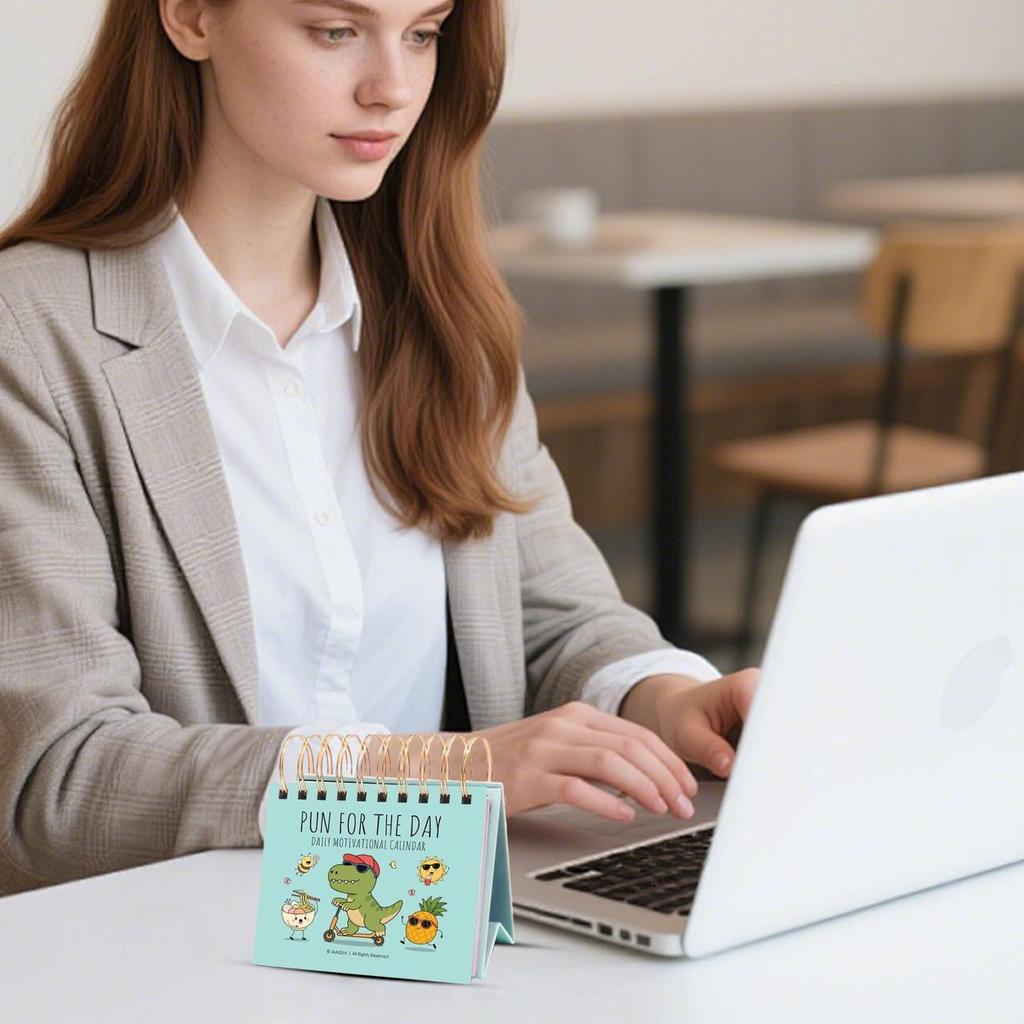Perpetual Motivationskalender 2026 Inspirierende tägliche Zitate Desktop-Dekoration für Büro Heimdekoration, Geschenk für Frauen Männer