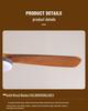 Mid-Century Retro Silent Ceiling Fan Light with Solid Wood Style and Full Spectrum Eye Protection for Bedroom, Living Room, or Dining Room.