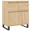 Chest of Drawers, Sonoma Oak, 60X35X70 Cm, Wood-based Material