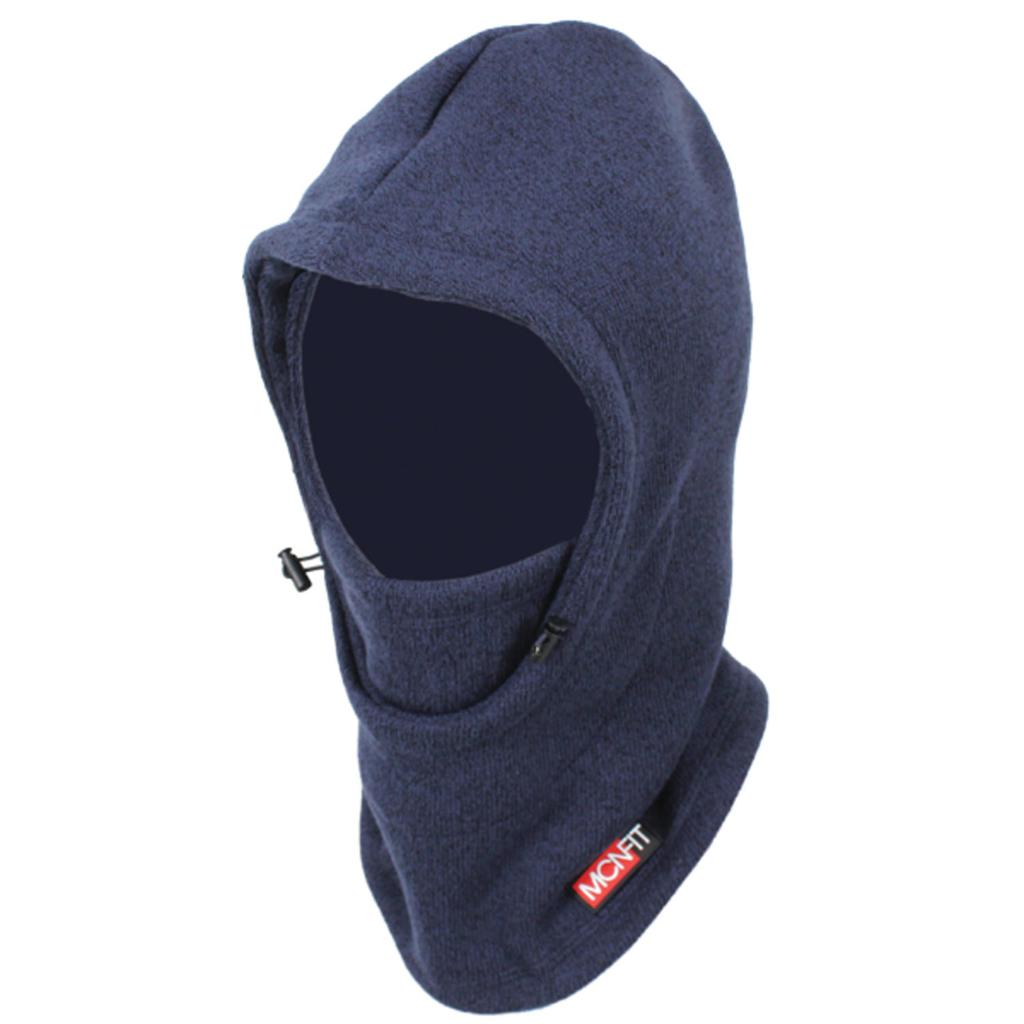 MCNSPORTS Winter Knit Hooded Balaclava Navy