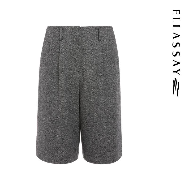 ELLASSAY Women's Merino Wool Blend Bermuda Shorts
