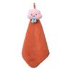 Wipe Towel Comfortable Super Absorbent Coral Fleece 3D Flower Shape Kitchen Bathroom