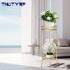 Flower Flower Planter Iron Flower Creative Green Succulent Flower Indoor Plant Flower Flower Pot Perfect for Living Office Stand, 2-tier, Stand,