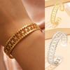 Stackable Geometric Bangle Minimalist Design Cuff Bangle Bracelet Open Cuff Bracelet  for Gifts