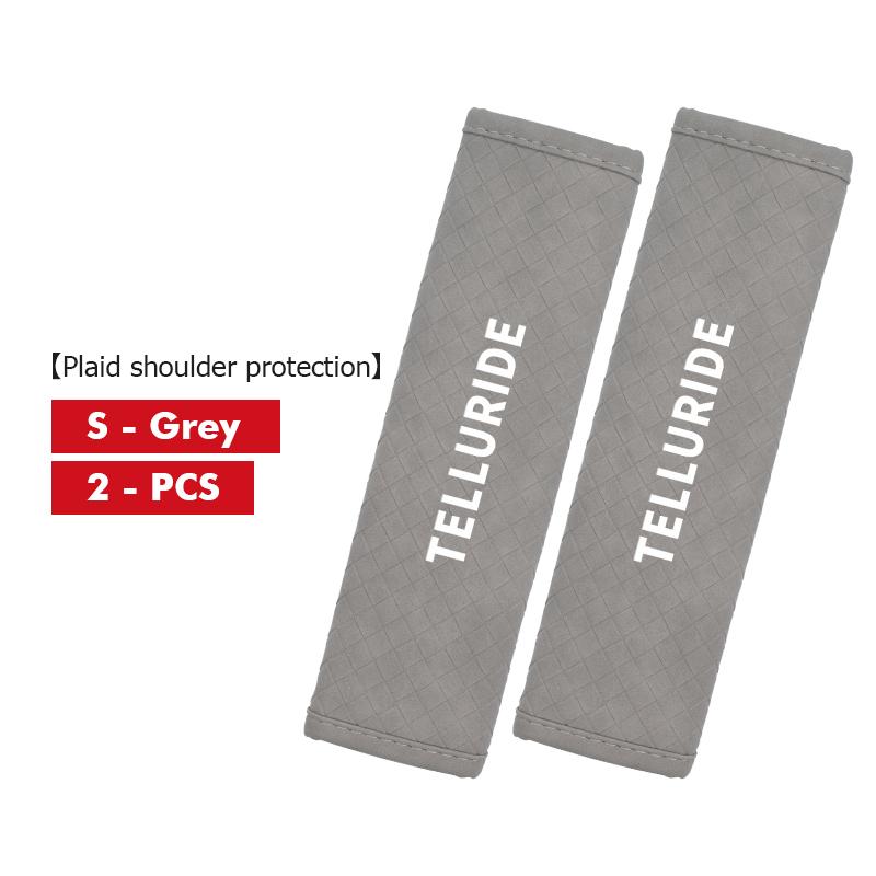 AANO1 Car Styling Seatbelt Shoulder Pad Safety Shoulder Protector Cover For KIA Venga Sedona Forte Stonic Picanto Sorento Stinger