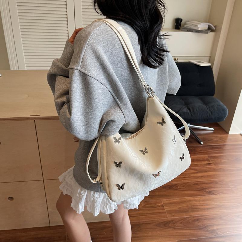 Commuter Tote Bag Women's Large-capacity New Casual Niche Shoulder Bag Multi-functional Backpack Backpack