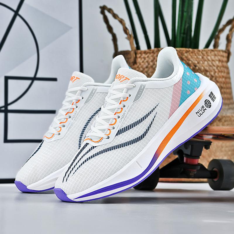 Mens Luxury Running Shoes Breathable Marathon Shoes Jogging Comfy