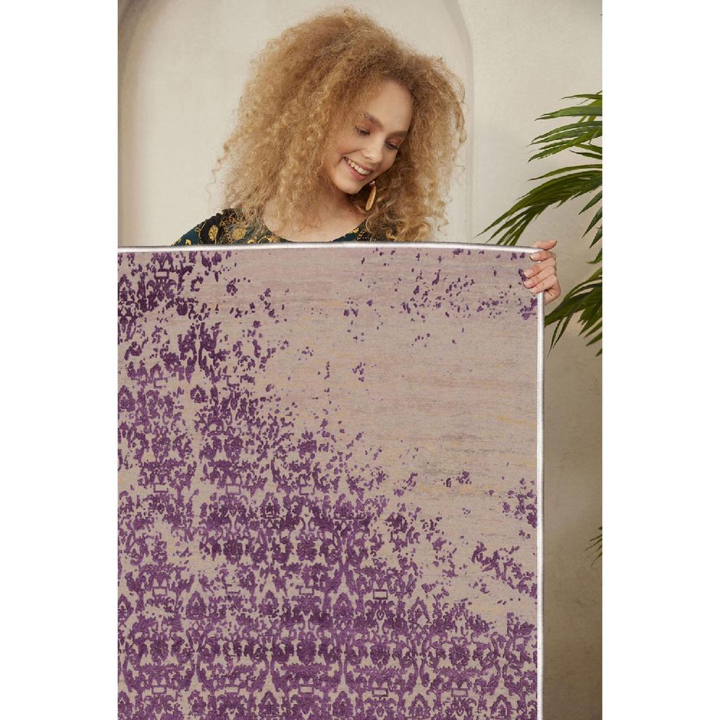 Decorative Special Design Modern Floor Rugs Patterned Non-Slip Base Washable