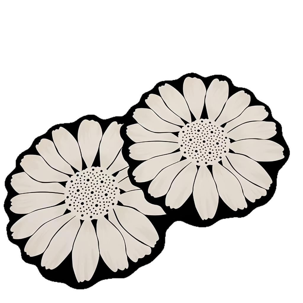 Irregular Bathroom Floor Mat Entrance Door Mat Bathroom Quick Drying Anti Slip Mat Foot Pad