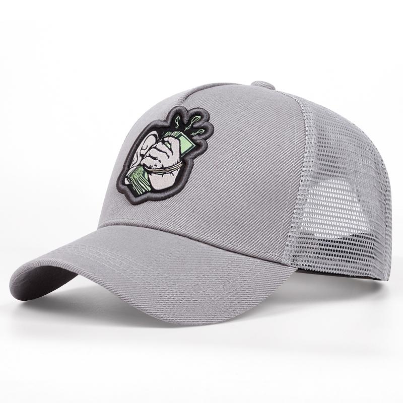 New Fashion Hand USD Embroidered Street Hip Hop Men And Women Casual Neutral Sun Shade Baseball Hat Trucker Hat