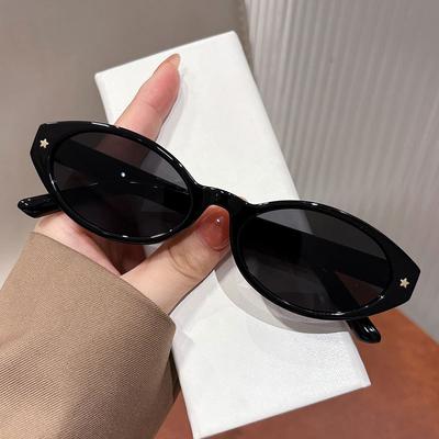 Popular Women's Sunglasses Unique Oval Sun Glasses Men Goggle Shades Mirror Colorful Y2K Fashion Eyewear