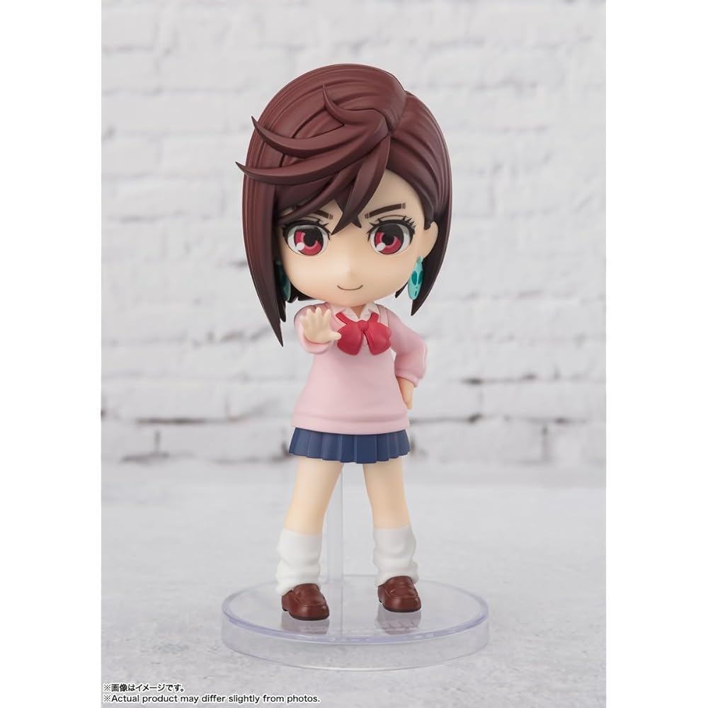 TAMASHII NATIONS Figuarts Mini Dandadan Momo 90mm PVC ABS Painted Action Figure