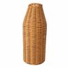 Rattan-Look Plastic Vase Long-Lasting for Reading Nook