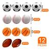 12pcs Soft Stretchable Anti-Stress Balls Toy Gift for Children