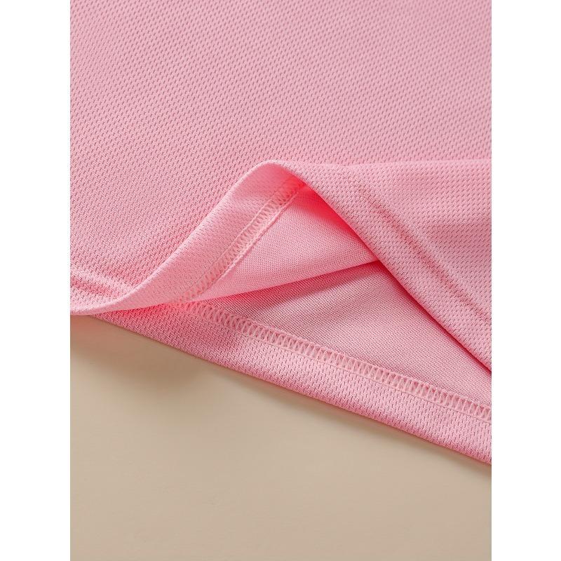 European sizes Summer Fashion Short-Sleeve Top for Girls with 'Grandma And Grandpa Love Me' Letter Print, Casual Style