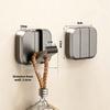 Self-adhesive No Drill Wall Hook Hidden Punch Free Hidden Rack Premium Hanging Rack  Entryway