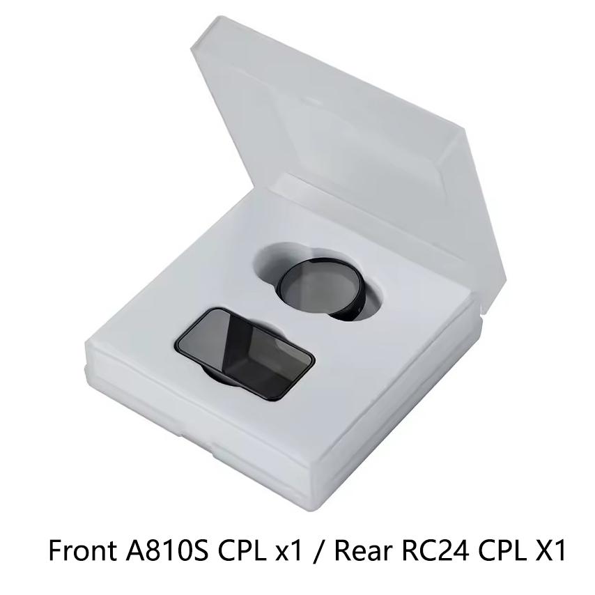 For 70mai Dash Cam A810s CPL Filter HD Lens Dust Protection Anti Glare CPL Filter for 70mai RC24 Rear Camera CPL Filter