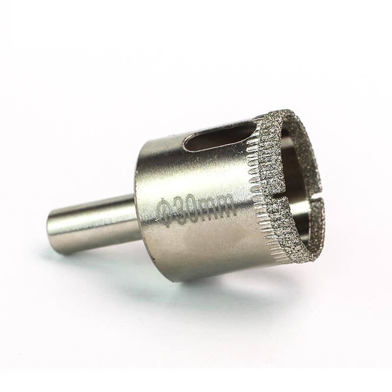 6-60mm 1PC Diamond Drill Bits Hole Saw Diamond Drill Bit Hollow Core Drill Bit Set for Diamond Coating, Carbon Steel for Glass