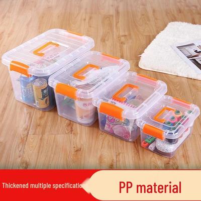 Large Transparent Dustproof Storage Box - Multifunctional Organizer for Living Room, Bedroom, Toys, and Clothes