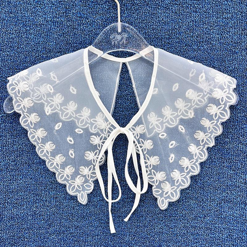 

Шаль с искусственным воротником из органзы и бисером для женщин и детей