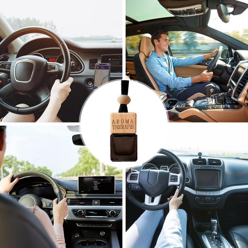Auto Parfüm Diffusor Anhänger 8ml Diffusor Flasche Nachfüllbar Glas Parfüm Anhänger Duftöl Diffusor Leer Lufterfrischer Für