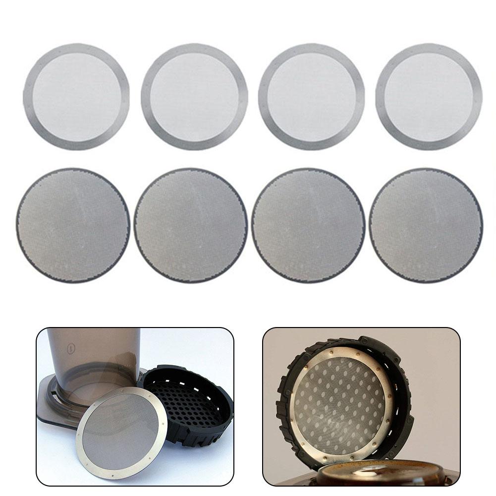 Espresso Makers Metal Coffee Filters 2 Pack Coffee Pots Disc For AeroPress Mesh Strainers Metal Coffee Filters