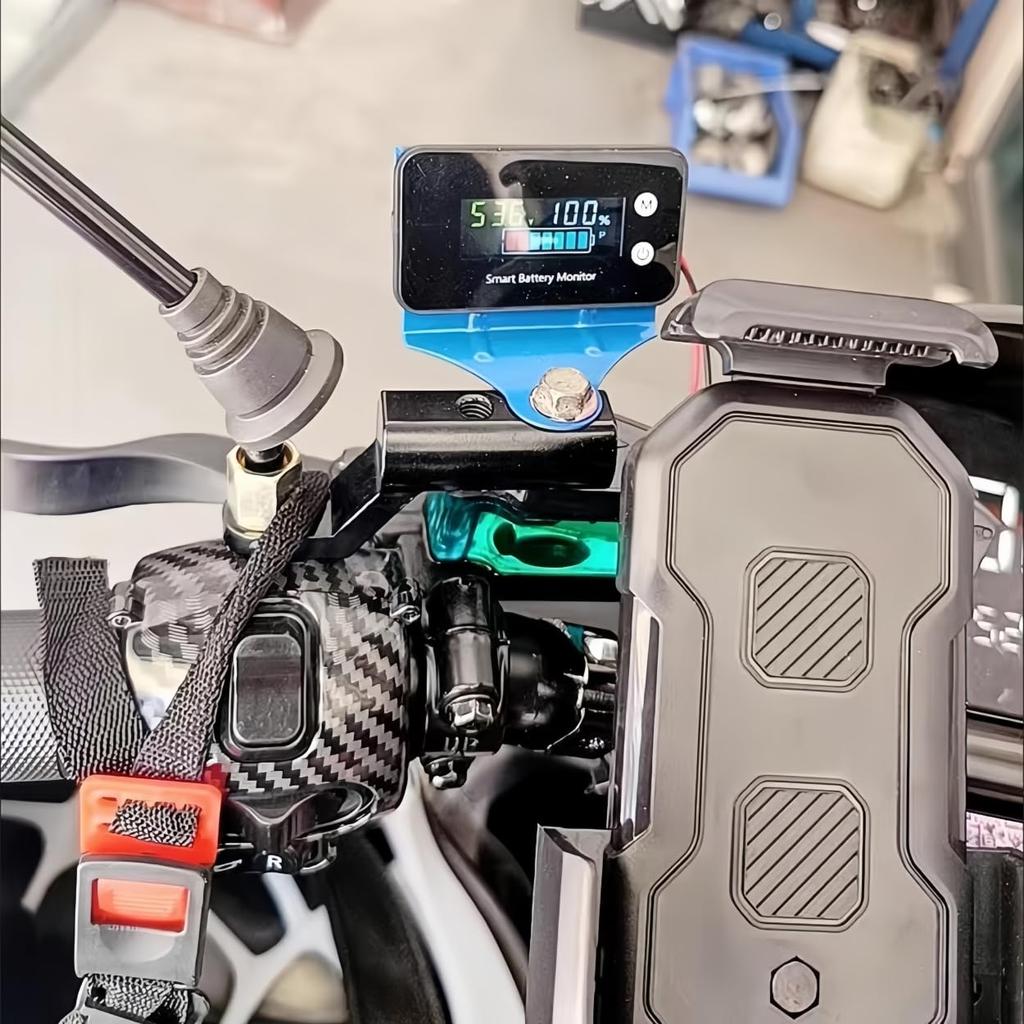 Bike Smartphone Holder Bike Clamp Bar Mirror Mount Aluminum Bicycle