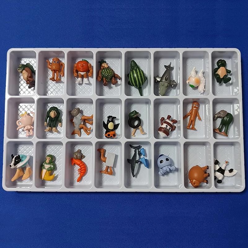 24Pcs Italian Brainrot Tung Tung Sahur Figures Doll Tralalero Tralala Bombardino Crocodilo Shimpanzini Bananini Model Toy Gift