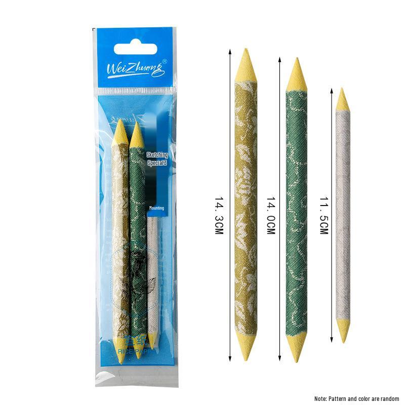 Art Sketching Blending Stumps Set: 9-Piece Kit for Drawing, Blending & Smudging