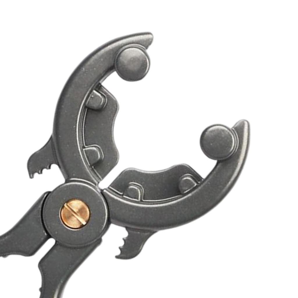 Gas Valve Wrench, 3 in 1 Multifunctional Can Opener Walnut Tank Wrench