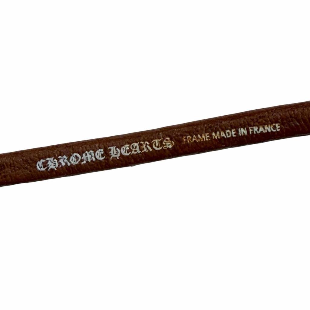 Ottimi occhiali da sole CHROME HEARTS AMPED Cancro pelle metallica uomo Usati