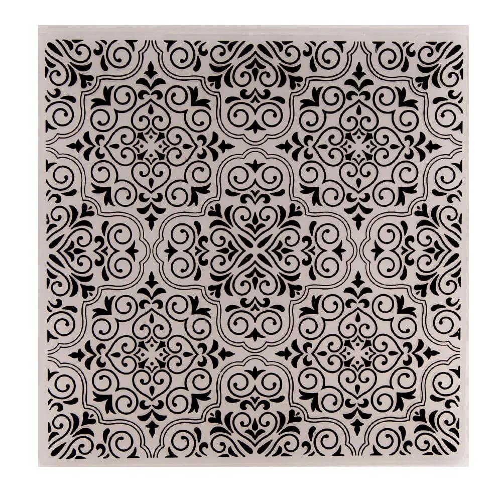 Plastic Embossing Folders with Textured Basic Pattern for Card Making Embossing Machine Template Mold Paper Craft Album DIY