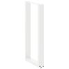 Coffee Table Legs, 2 Pcs, White, 40X(90-91) Cm, Steel