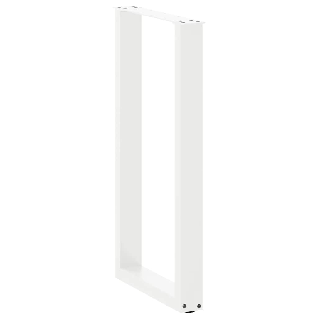 Coffee Table Legs, 2 Pcs, White, 40X(90-91) Cm, Steel