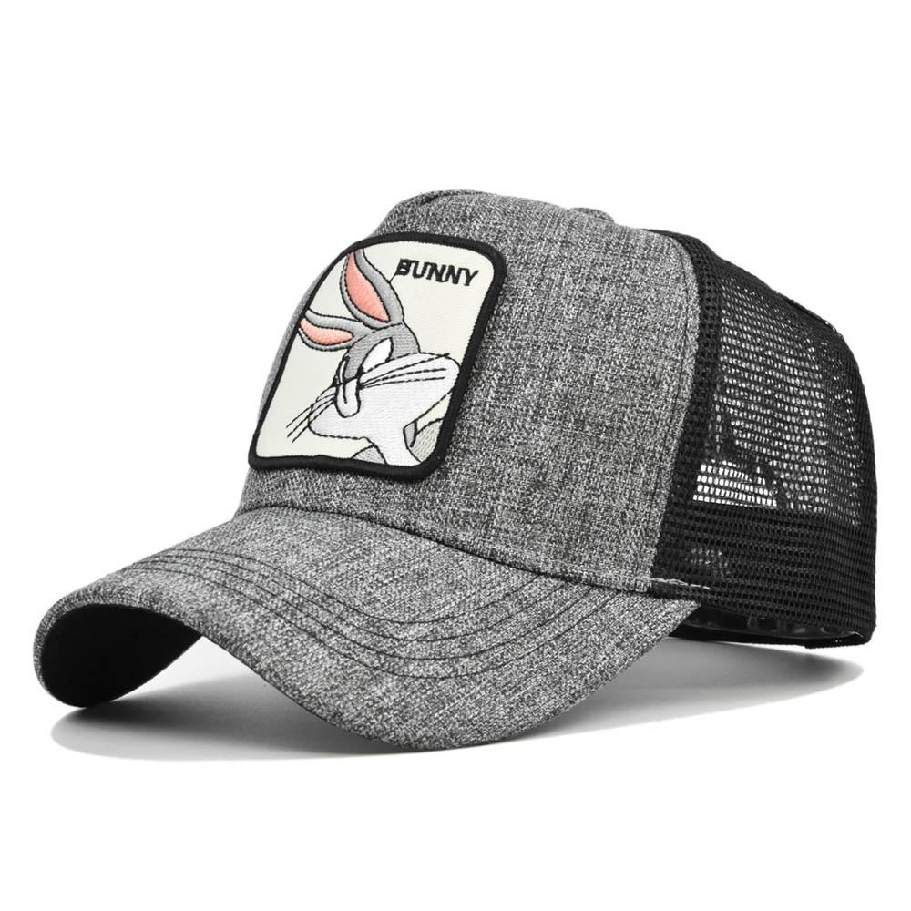 Tongue Hat Duck Bunny Animal Embroidered Baseball Hat Washed Old Sun Visor Hat