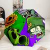 Vibrant Battle Zombies Umbrella 8-Frame for Travel, camping, Casual Lightweight Portable Umbrella, Essential for every family Holidays Gift